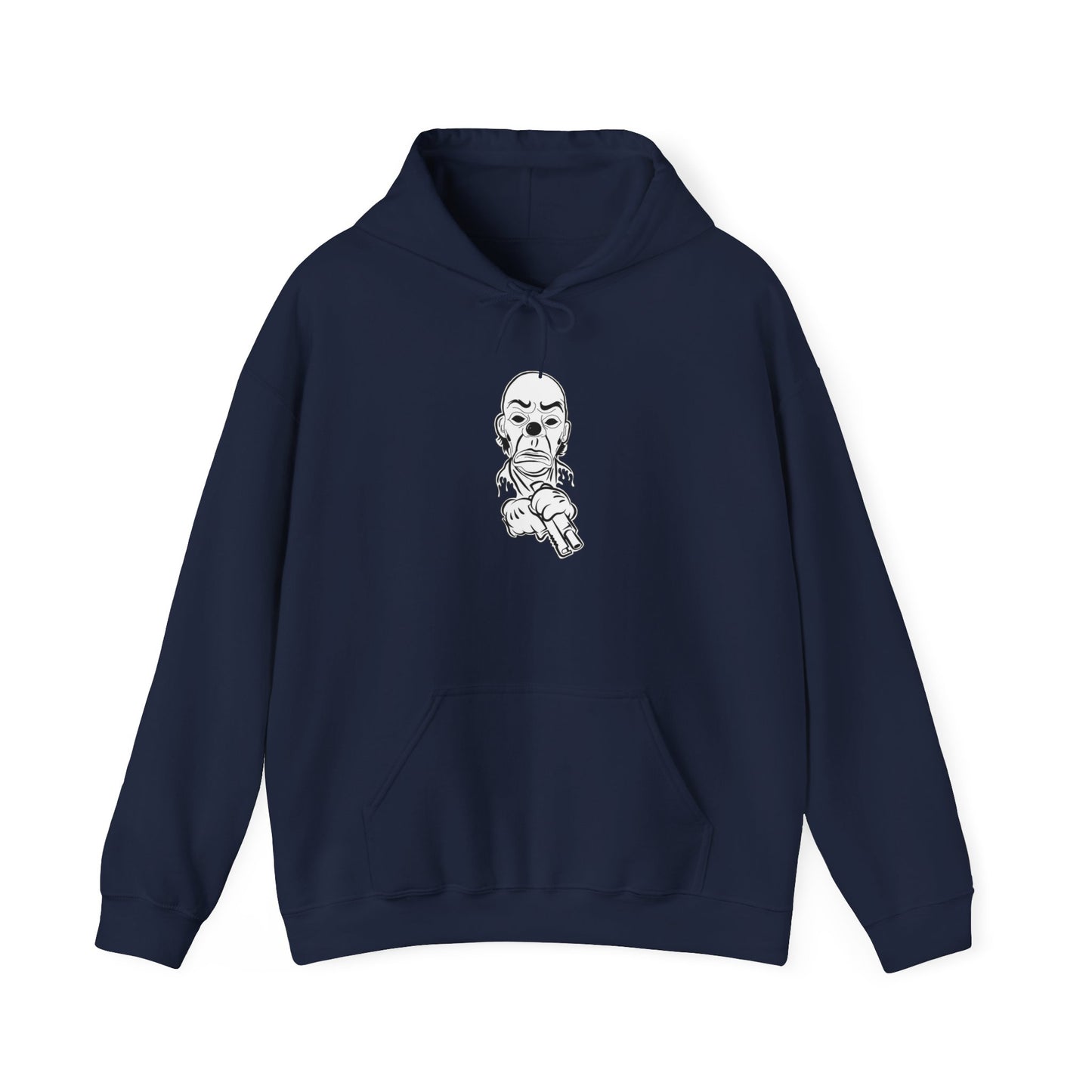 Hoodie — Pointing Skeleton Line Art Hoodie