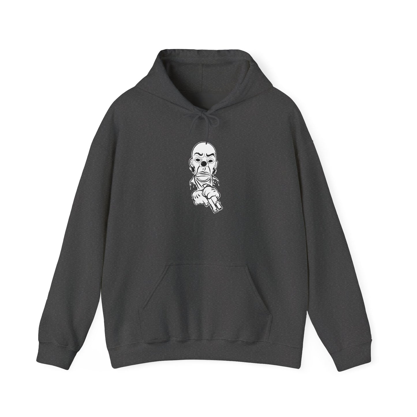 Hoodie — Pointing Skeleton Line Art Hoodie