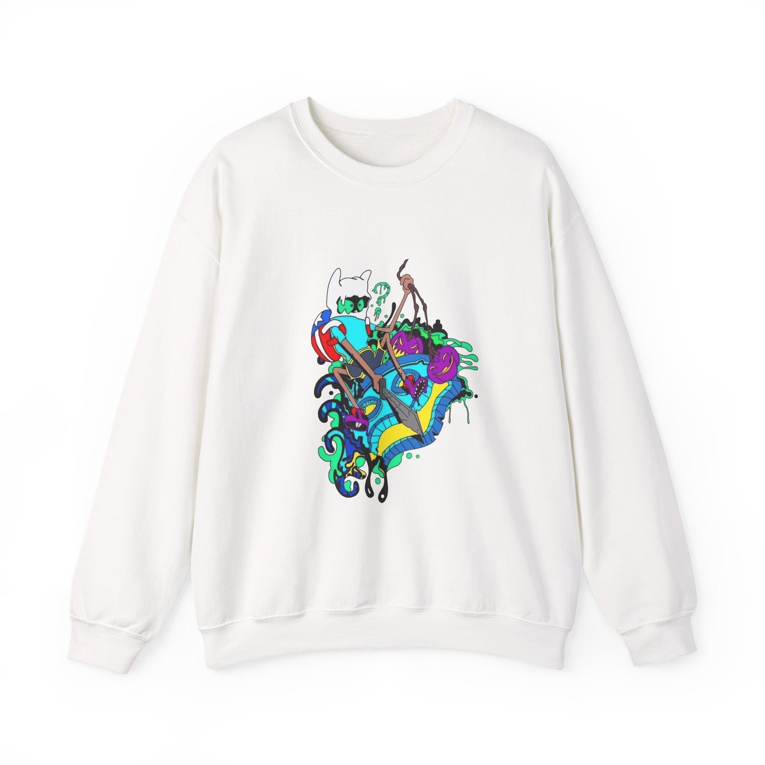 Puerto Rico graphic sweatshirt – vibrant original tattoo artist design crewneck