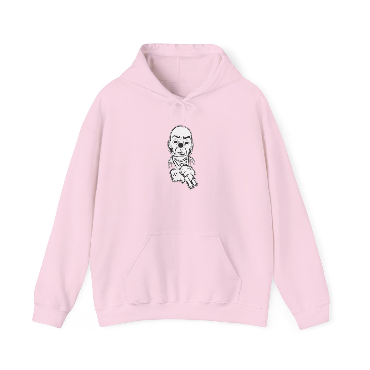 Hoodie — Pointing Skeleton Line Art Hoodie