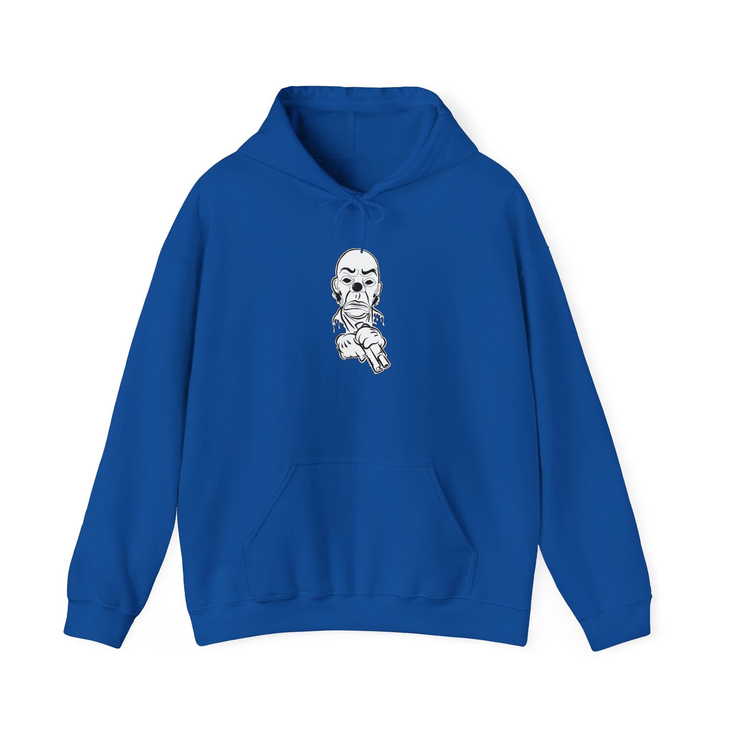 Hoodie — Pointing Skeleton Line Art Hoodie